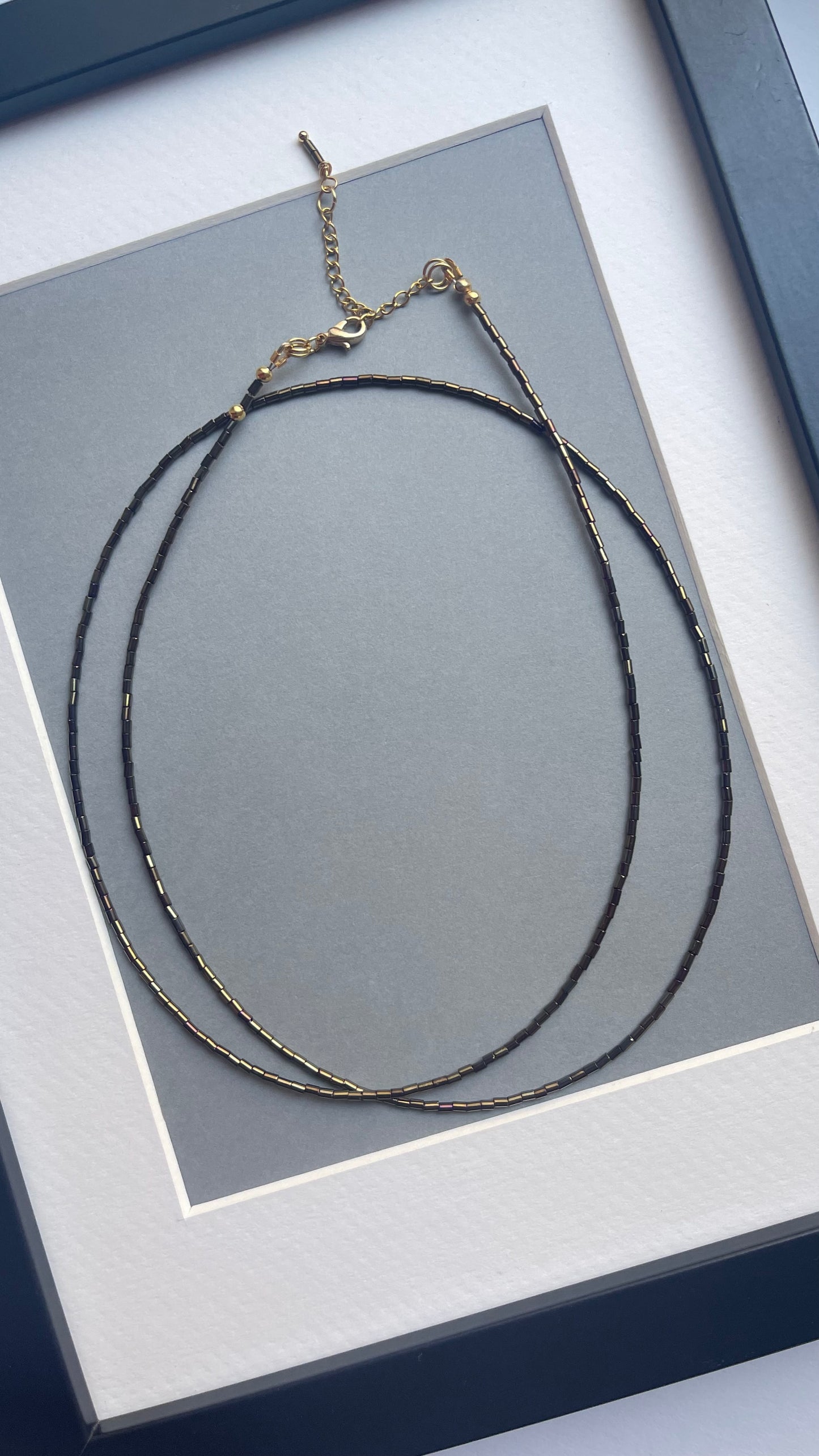 Brown Double Choker