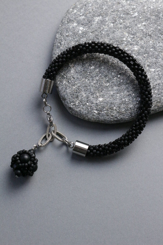 Black Bracelet "Fiona"